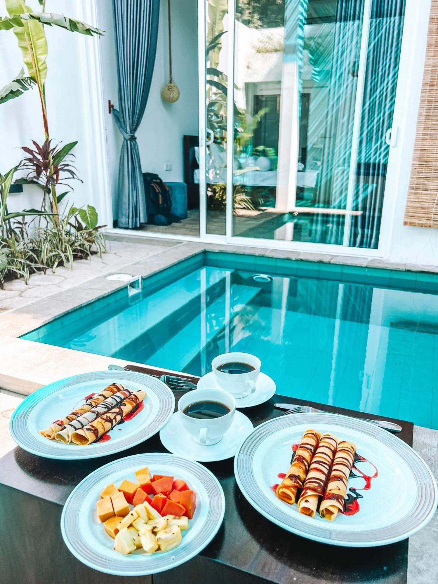 Private Pool Cabanas Ac - Angam Villas Хиккадува Экстерьер фото